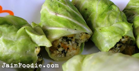 Jain Cabbage Rolls