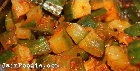 Jain Cucumber Sabji