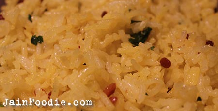 Jain Lemon Rice