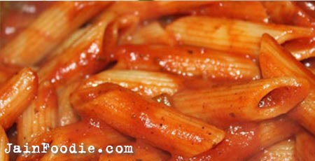 Jain Penne Arrabiata Pasta