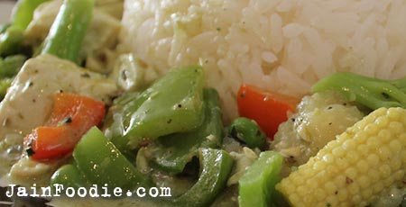 Jain Thai Green Curry