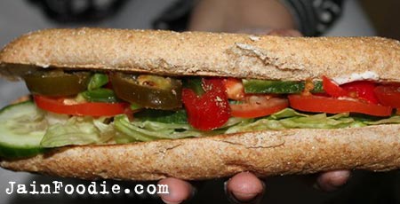 Jain Veggie Delight Subway